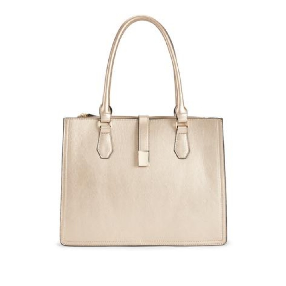 Champagne Satchel Purse